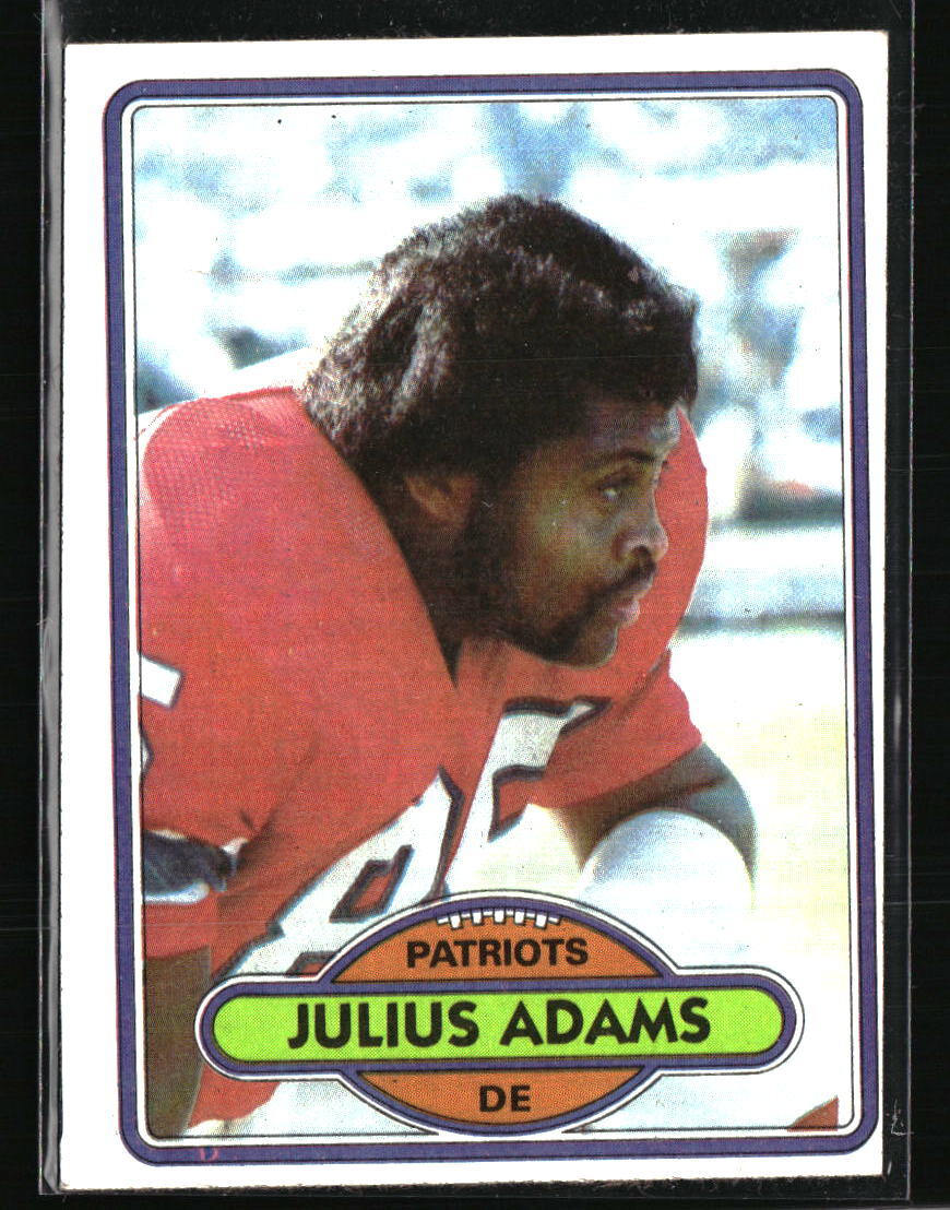 Julius Adams 1980 Topps #352 Football Card