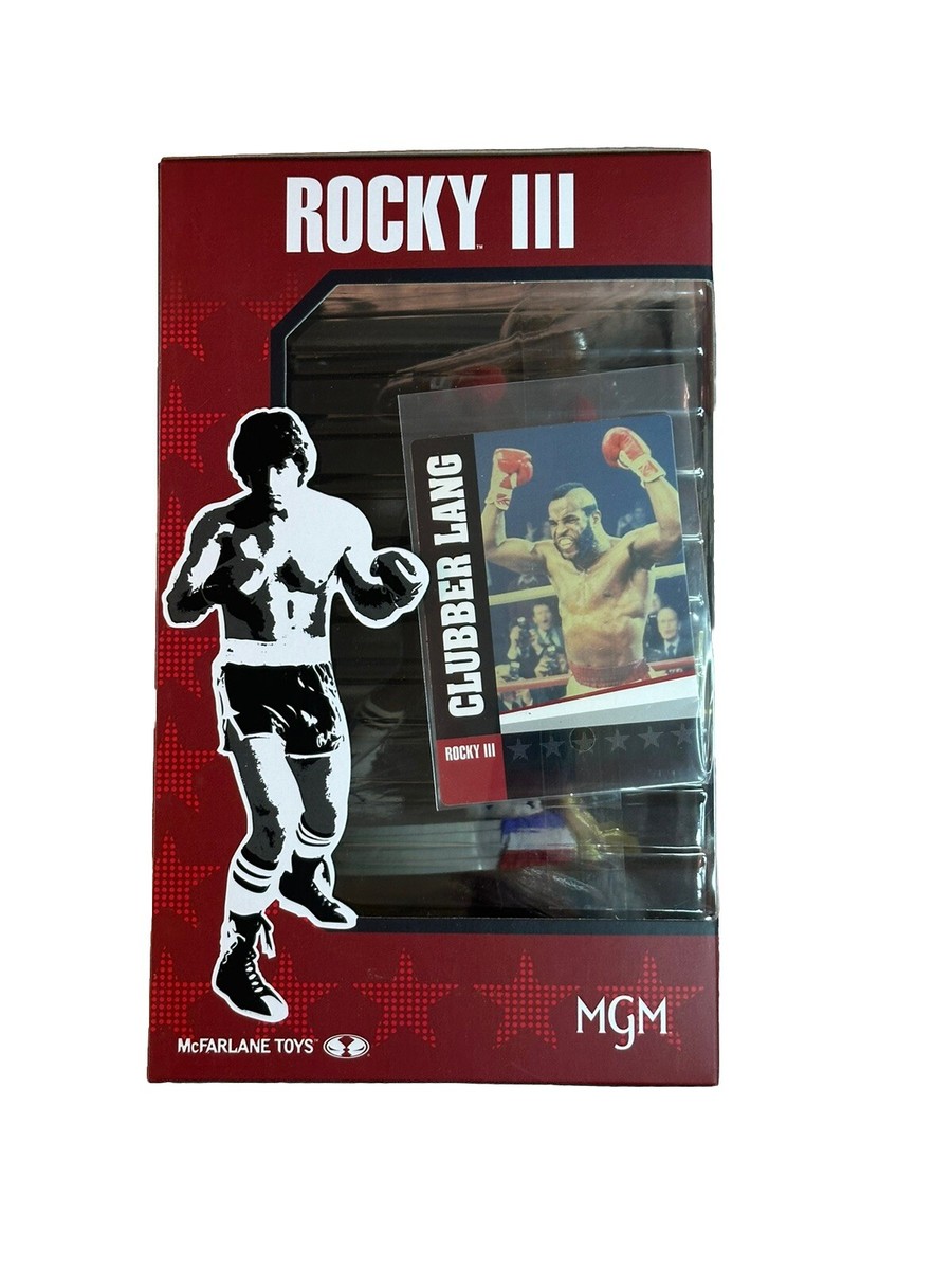 天使のカートVer.3ジャガードブラック　コラボバージョン　Mサイズ McFarlane Rocky III 3 Clubber Lang Black Trunks 6