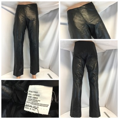custom leather jeans