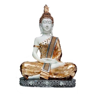 Lord Buddha Idol Decorative Showpiece Statue For Home Temple Decor Gift Item