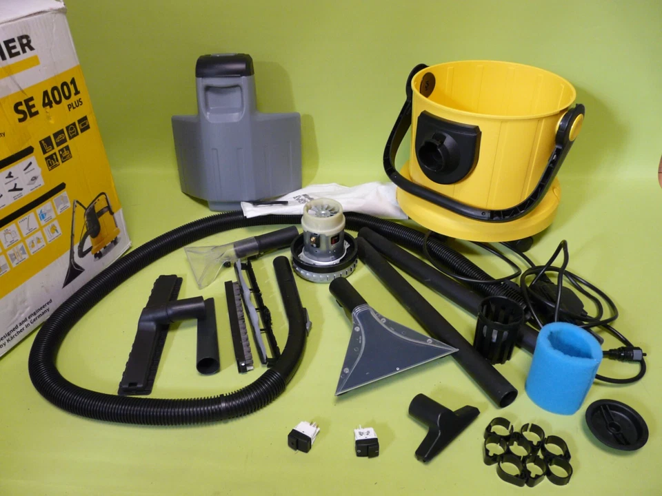 Ersatzteile für Kärcher Waschsauger SE 4001 Plus: Motor, Tank, Düse, Schlauch...