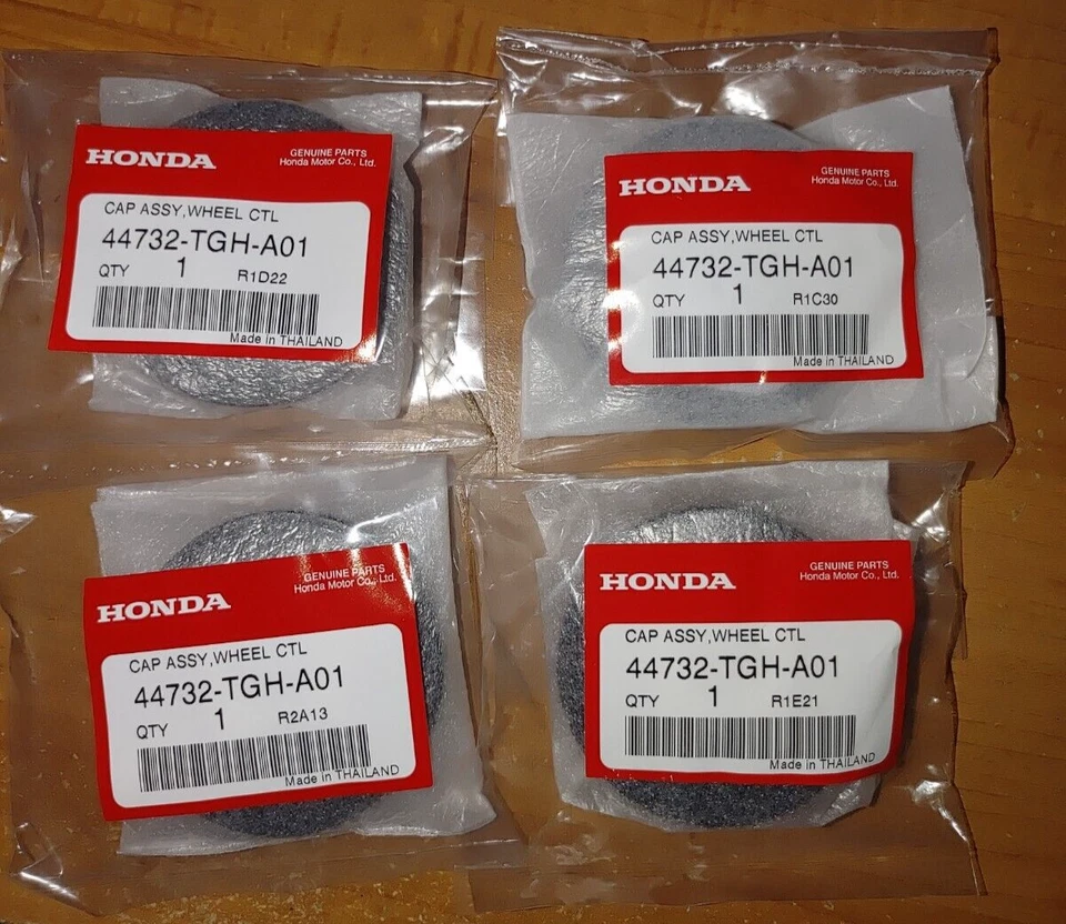 正品 原始设备制造商 本田 Civic Type-R 轮中心盖 FK2 FK8 黑色 红色 H 69 毫米 全新 — 第 2/4 张图片