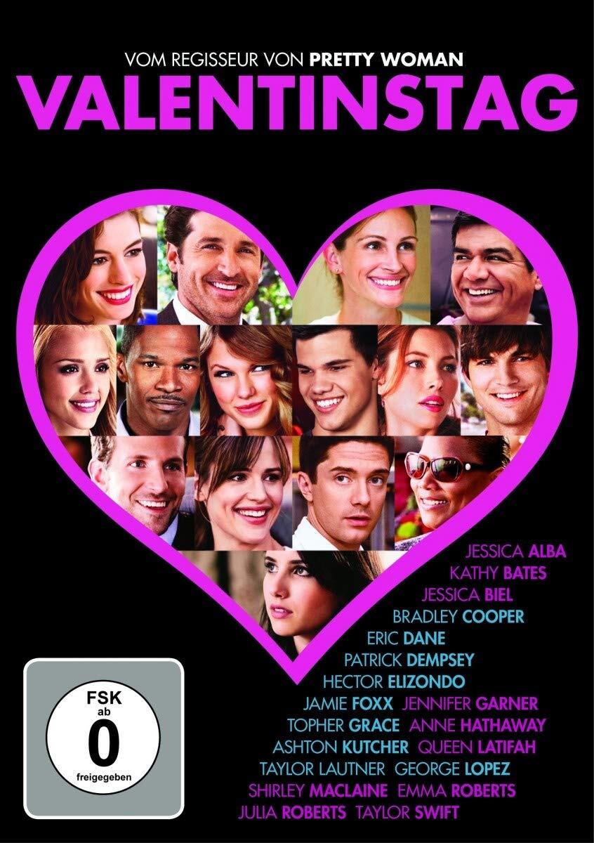 Valentinstag (DVD) Jessica Alba Kathy Bates Julia Roberts Bradley Cooper