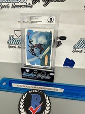 KELLY SLATER SIGNED AUTOGRAPHED 1995 95 FUTERA HOT SURF #6 ON CARD BECKETT BGS