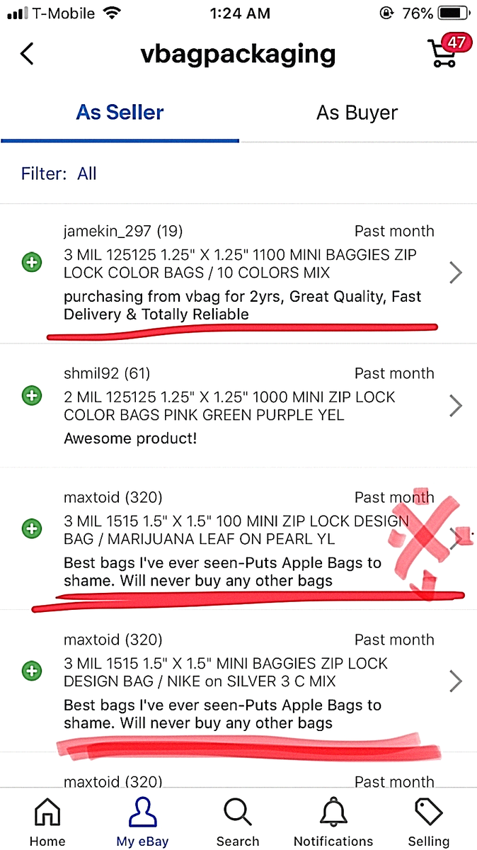 BaggiesSince1987 - 1515 ZipSeal Design Bags 100PCS WEEDS