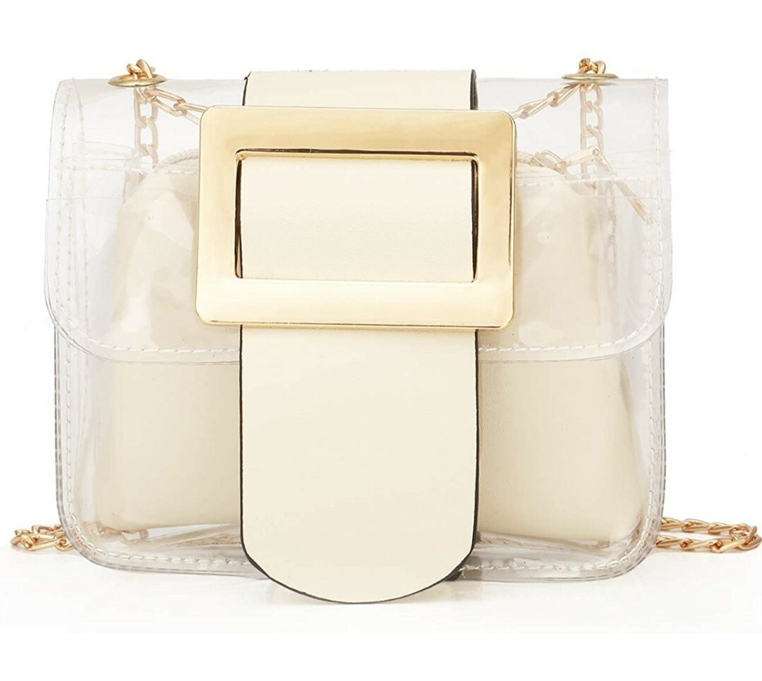 Clear Purse Fashionable Clear Gameday Crossbody Bag NFL PGA