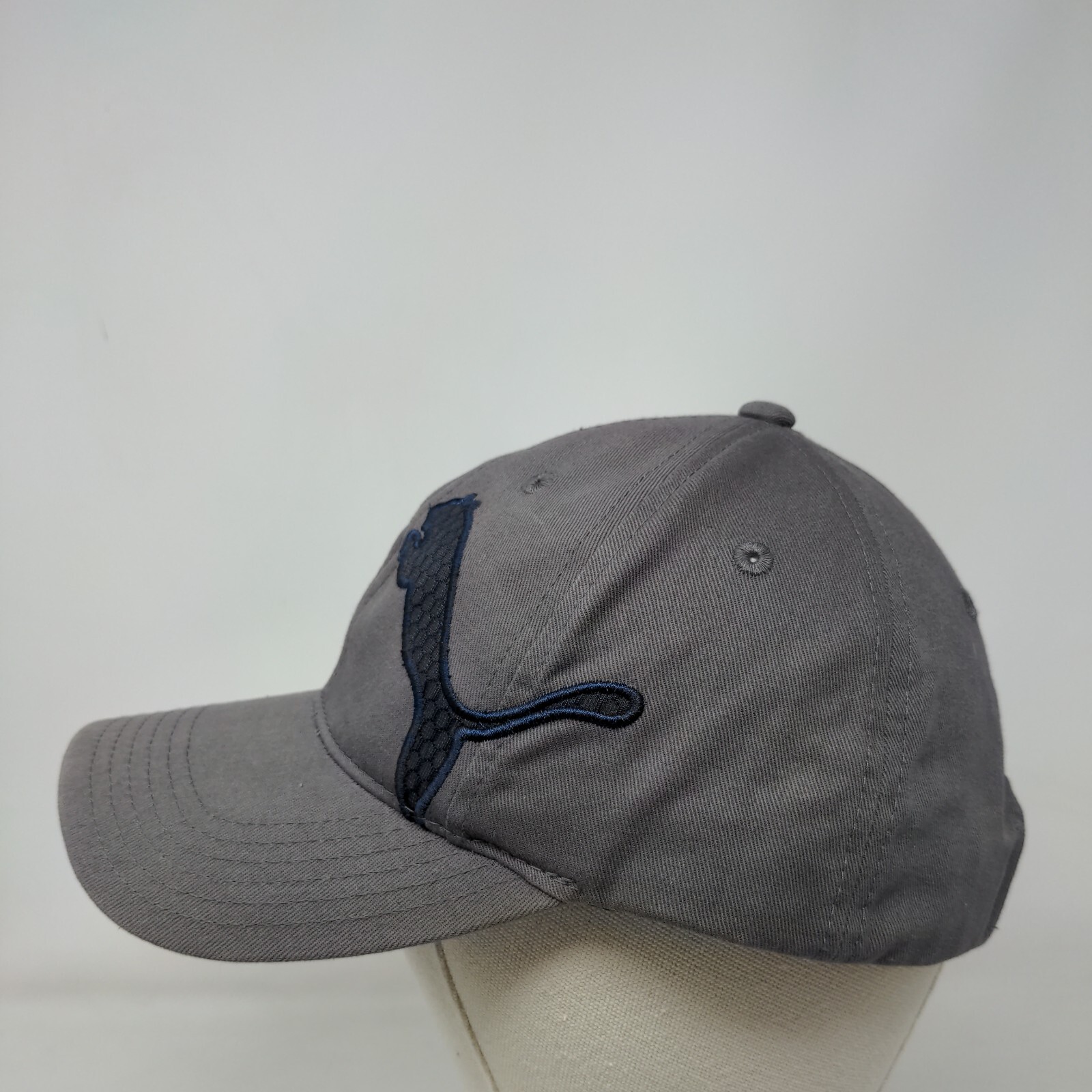 Puma Slideback Hat Gray One Size Embroidered Logo… - image 3