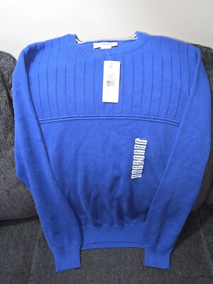 Sun River Medium Summer Night Blue Long Sleeve Sweater