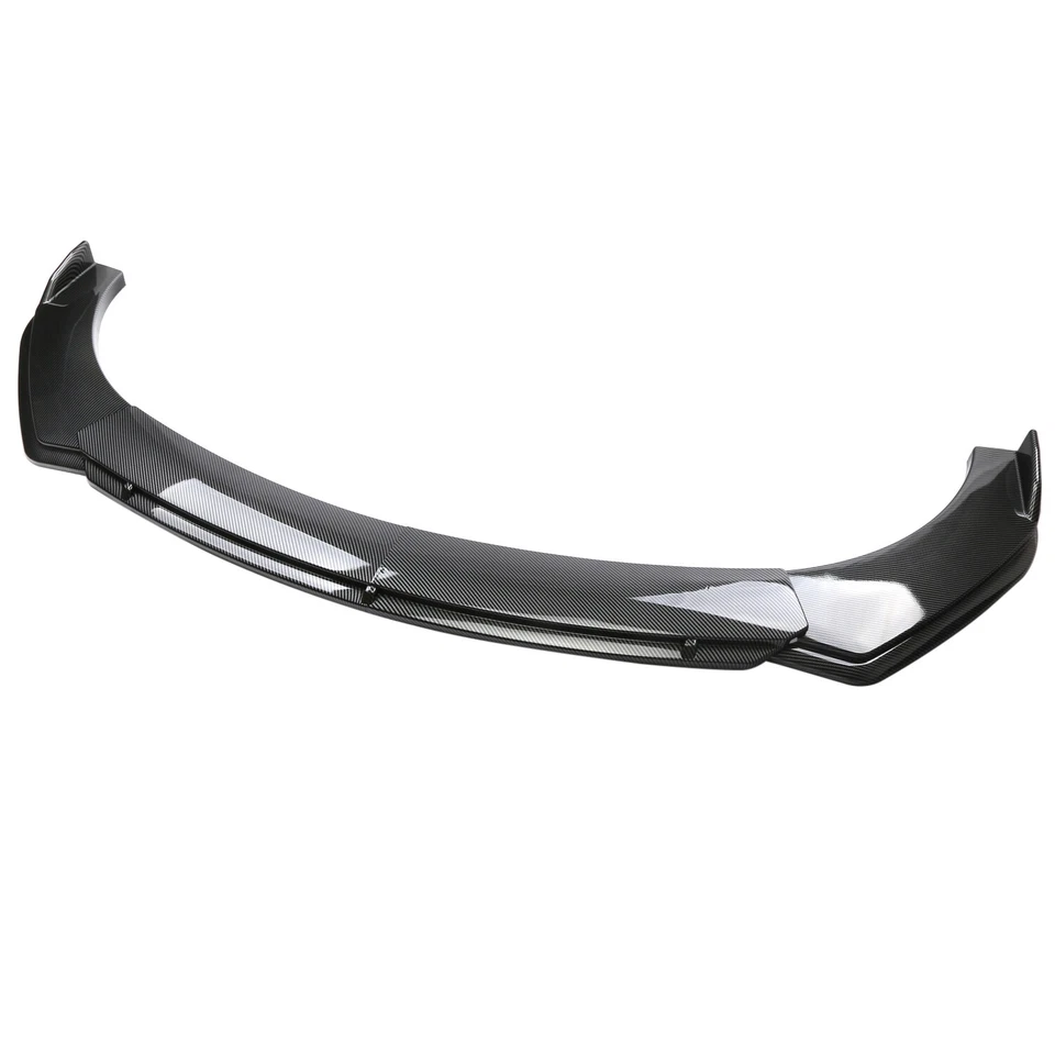 Carbon Fiber Front Bumper Spoiler 86.6" Side Skirt Kit For Toyota Corolla R - Image 3 of 4