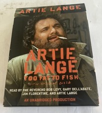 Artie Lange Signed Autograph Too Fat To Fish Howard Stern Show CD Book on Tape