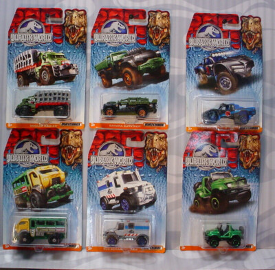 2015 Matchbox     JURASSIC WORLD Series vehicles         You Choose