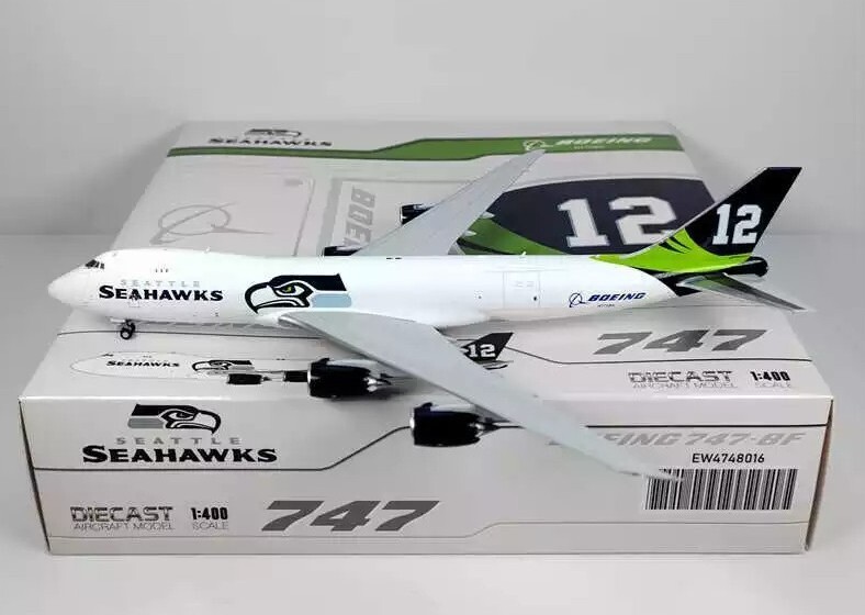 JC Wings EW4748016 Seattle Seahawks Boeing 747-8F N770BA