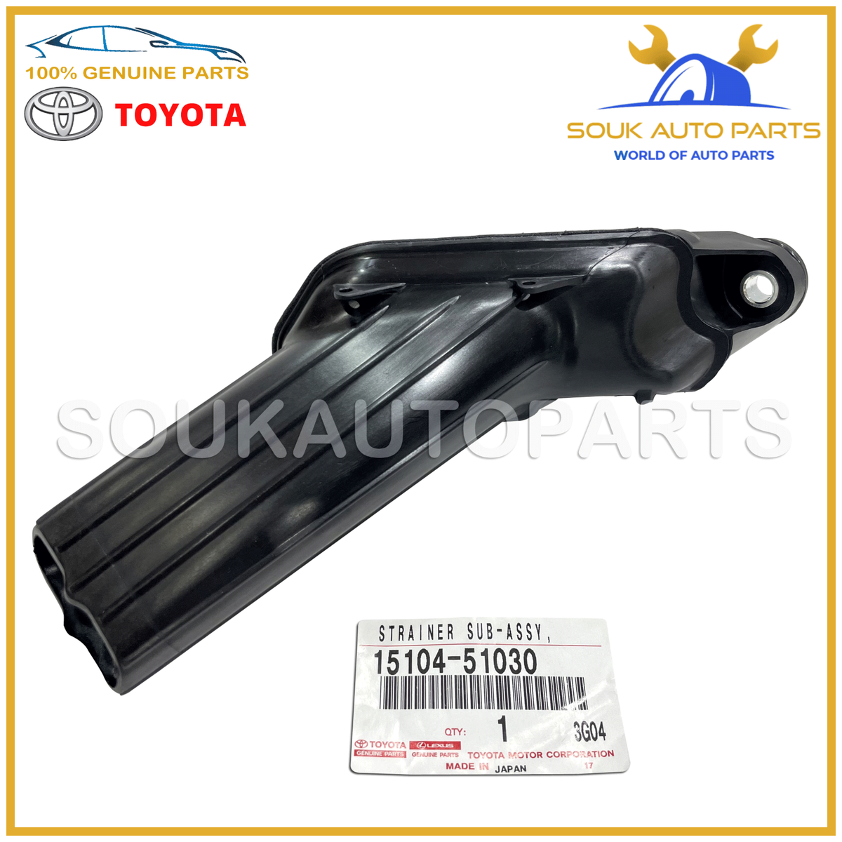 15104-51030 Genuine Toyota STRAINER SUB-ASSY, OIL 1510451030