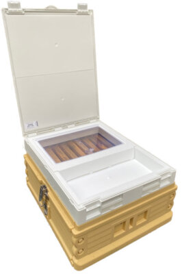 #ad AWESOME Bee Hive Cover w Feeder amp; Inspection Window. No Need to Smoke Bees $39.00