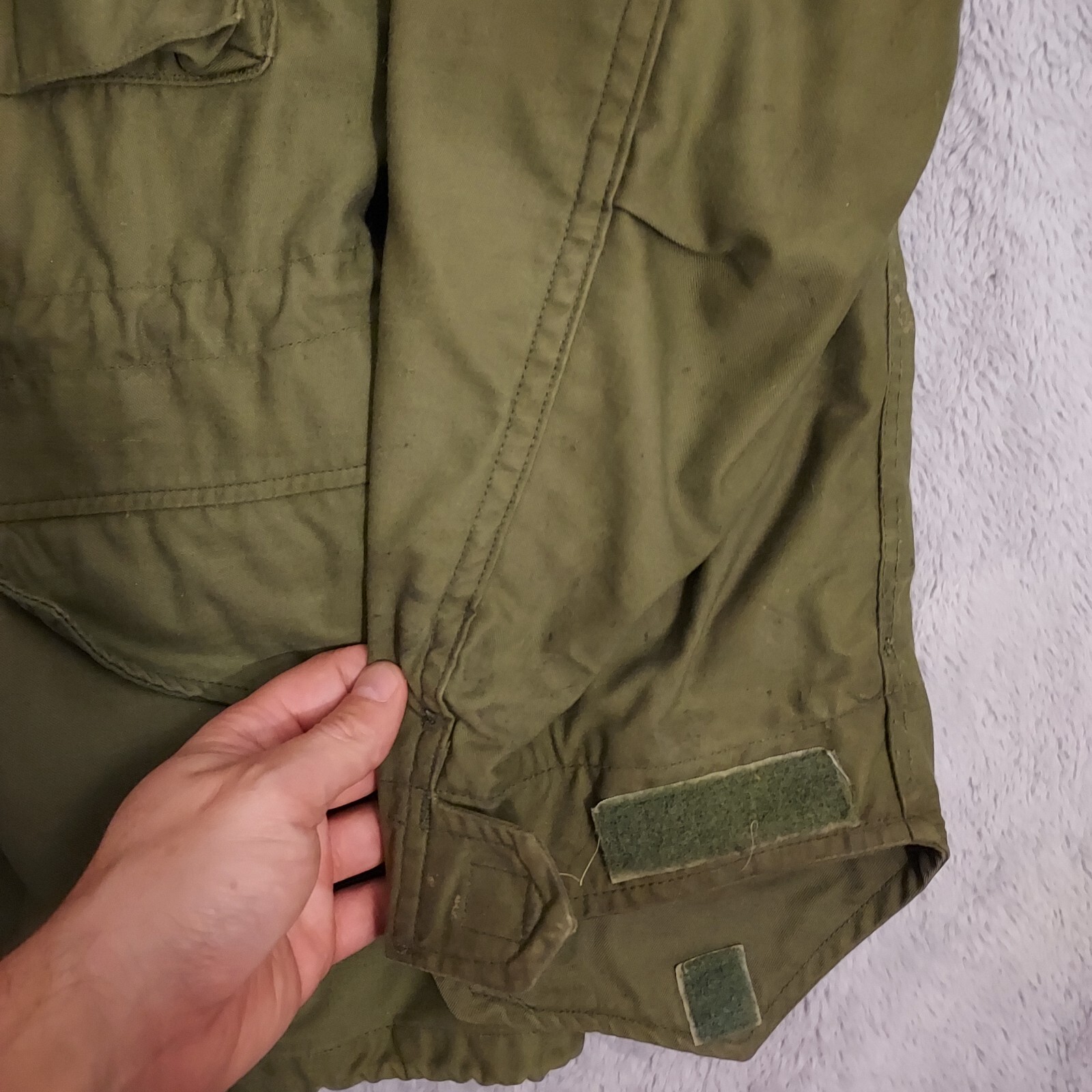 Vintage Army M65 Field Jacket Mens Small Short 70s Co… Gem