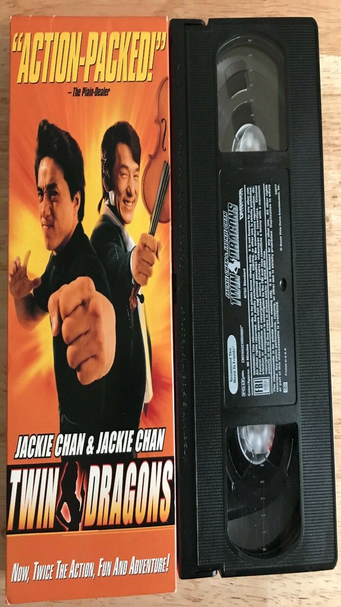 JACKIE CHAN TWIN DRAGONS VHS MARTIAL ARTS ACTION MOVIE | eBay