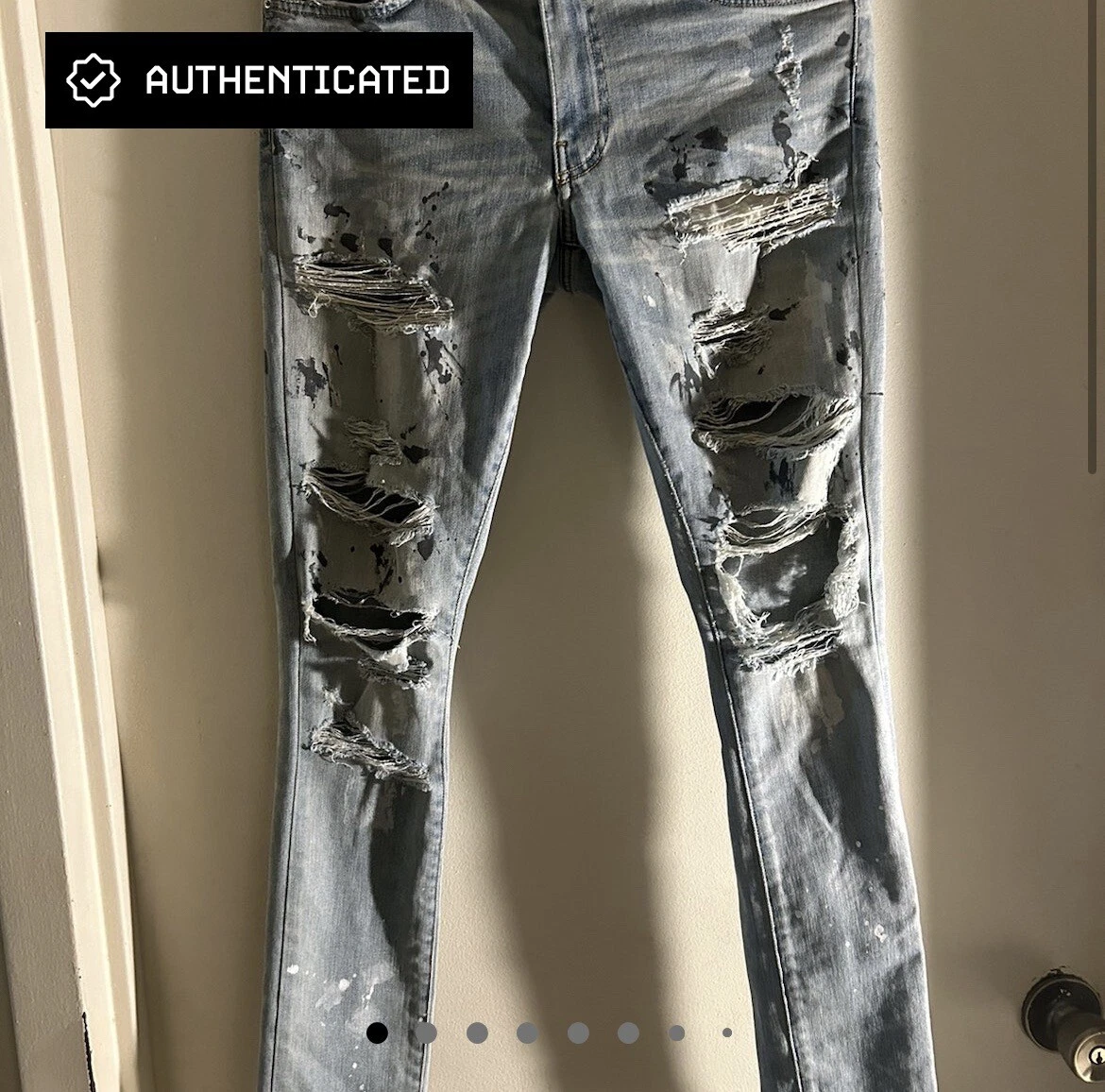 Mike Amiri Super Destroy Painter Jean Size 29 eBay