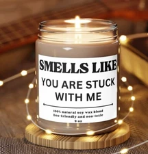 Valentines' Day, Anniversary Gift, Funny Candle for Him or Her 9oz Scented Decor