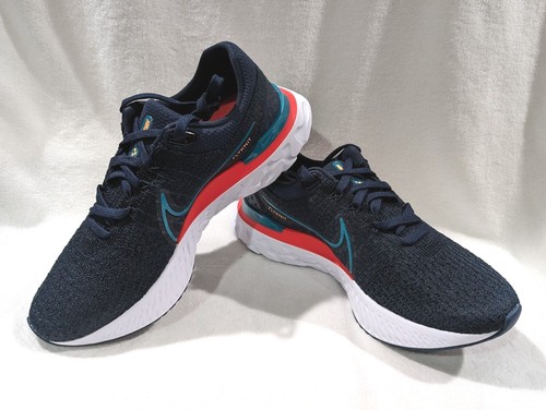 Nike React Infinity Run FK 3 Navy Obsidian/Multi Men's Running Shoes-Asst Sz NWB - Picture 1 of 8