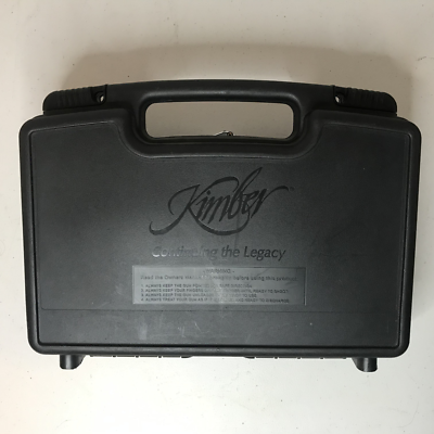 トイガン KIMBER gun case Kimber Factory Pistol Hand Gun Black Hard Case Lockable Box Carry