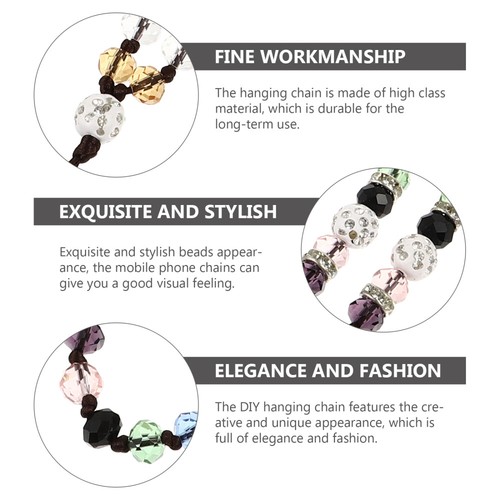 2 Pcs Unique Phone Hanging Chain Phone Hanging Rope Delicate Phone Rope - Zdjęcie 3 z 12