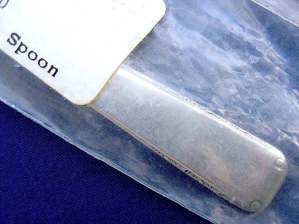 RARO• NUEVO • Toalla CUCHARA CÍTRICOS DE PLATA ESTERLINA ENCAJE ANTIGUO Foto 4 de 4