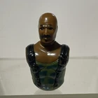 GI Joe Head & Chest / Back Torso Body Parst for Roadblock Figure V1 Hasbro 1984
