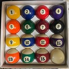 CLEANED & POLISHED TRADITIONAL “DELUXE” SERIES POOL BALLS (IN GENERIC BOX) (7) — photo 2