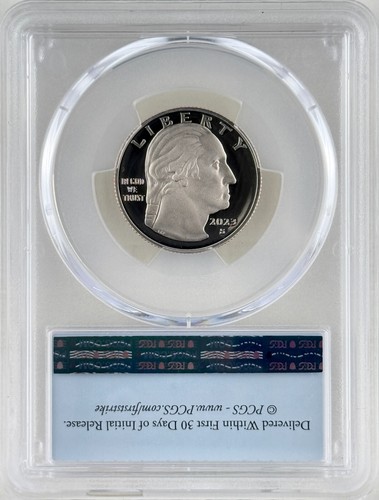 Jovita Idar Quarter PR 69 DCAM PCGS Revestido 2023 25c First Strike Envío Gratis - Imagen 2 de 2