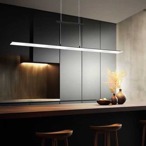 Zugpendellampe Hängeleuchte Esstischlampe dimmbar LED höhenverstellbar H 150 cm - Bild 4 von 12