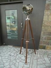 Hollywood Marine Nautical light Industrial Spotlight Floor Lamp With Tripod