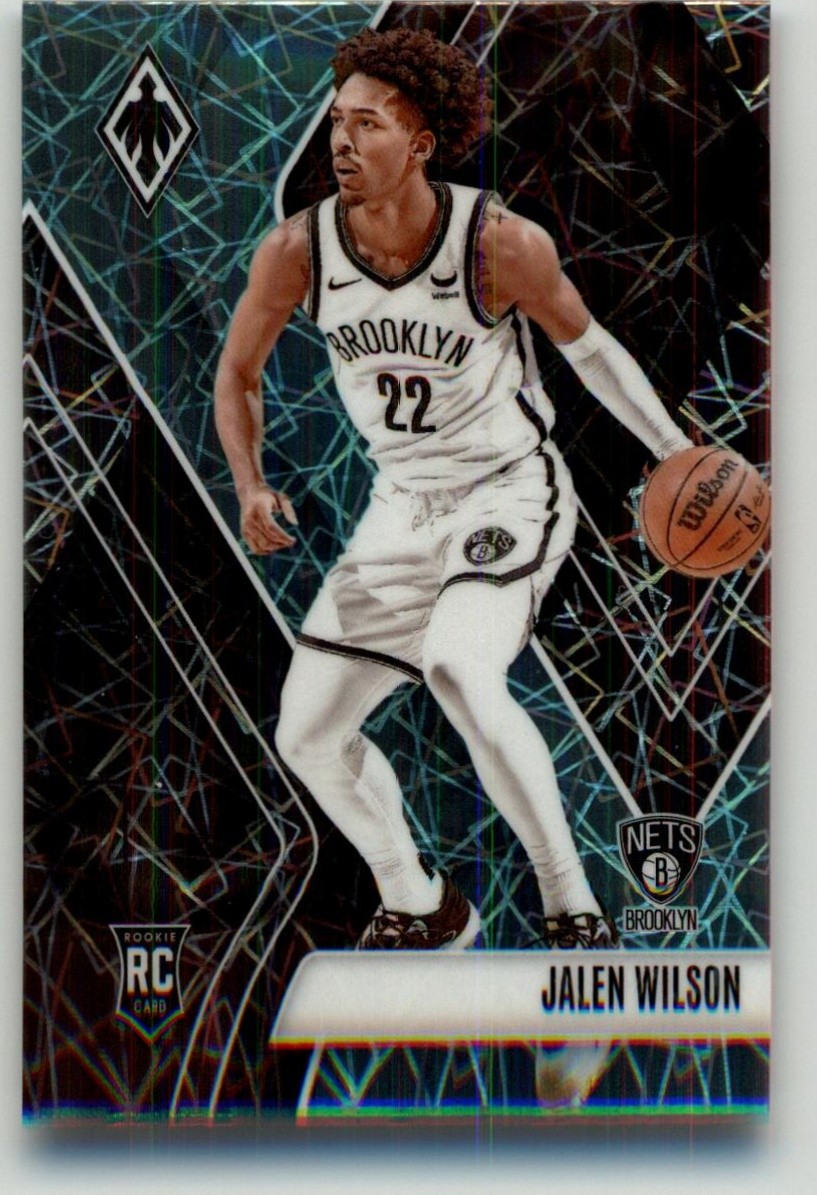 2023-24 Panini Phoenix Jalen Wilson Teal Lazer Rookie #276 RC Brooklyn Nets