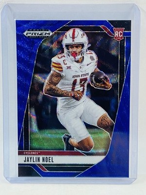 2025 Panini Prizm Draft Picks Jaylin Noel RC Blue Wave #219/299