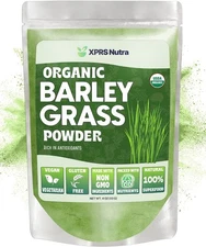 XPRS Nutra Organic Barley Grass Powder - 4 Ounce Premium 4 (Pack of 1) 