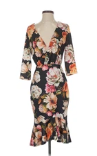 LANCA PERFUME Art Design Cocktail Dress Size S