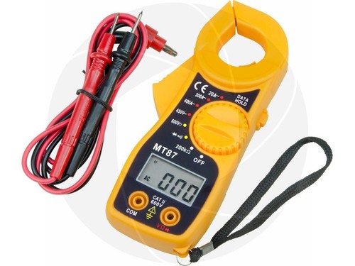 Digital Clamp Multimeter AC/DC Voltmeter Ammeter Ohms Volt High Current Meter - Picture 3 of 8