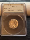 1938-D Buffalo Nickel 5C PCGS MS64 Uncirculated Business Strike Cert 1124214