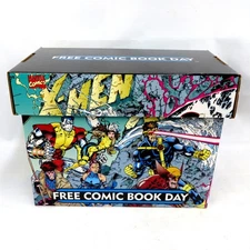 X-MEN JIM LEE FCBD Printed Comic Short Box Storage Marvel 15"x8"x12"