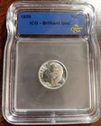 1959 SILVER Roosevelt Dime 10c ICG - Brilliant Uncirculated # 8329100106