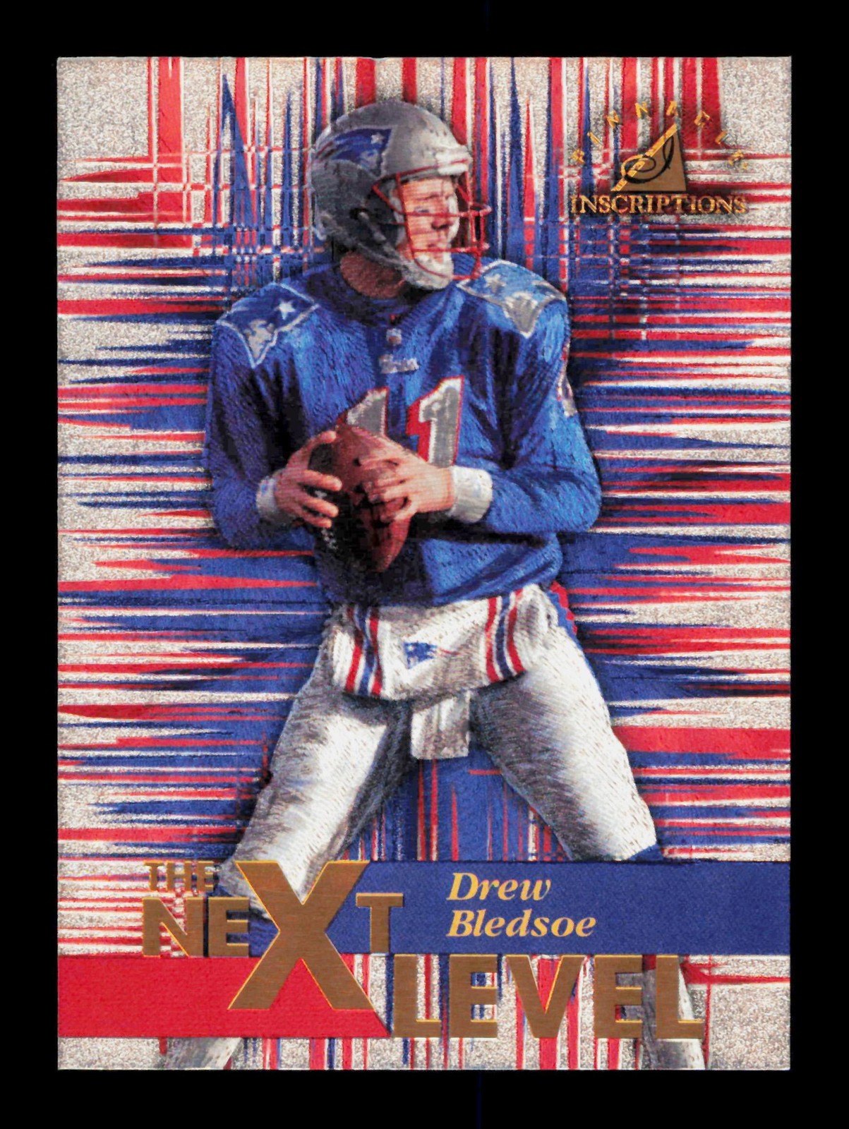 1997 Pinnacle Inscriptions #38 Drew Bledsoe New England Patriots