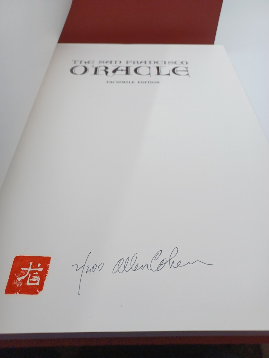 The San Francisco Oracle Facsimile Deluxe Signed Slipcase Edition