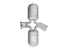 Mittelschalldämpfer Mitteltopf Auspuff für Mercedes S Klasse W126 420SE 500SE