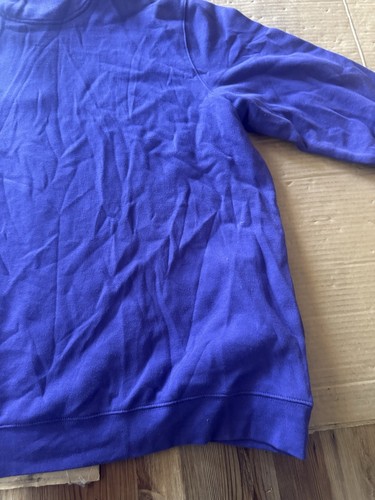 Planet Fitness Staff Quarter Zip Pullover Sweatshirt Purple 4XL Charles River - Picture 8 of 9