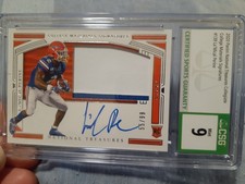 2020 Panini National Treasures Silhouette Signatures La Michael Perine #139
