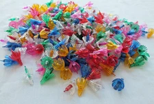 249 Christmas mini light reflectors tulip starburst multicolor vintage lot