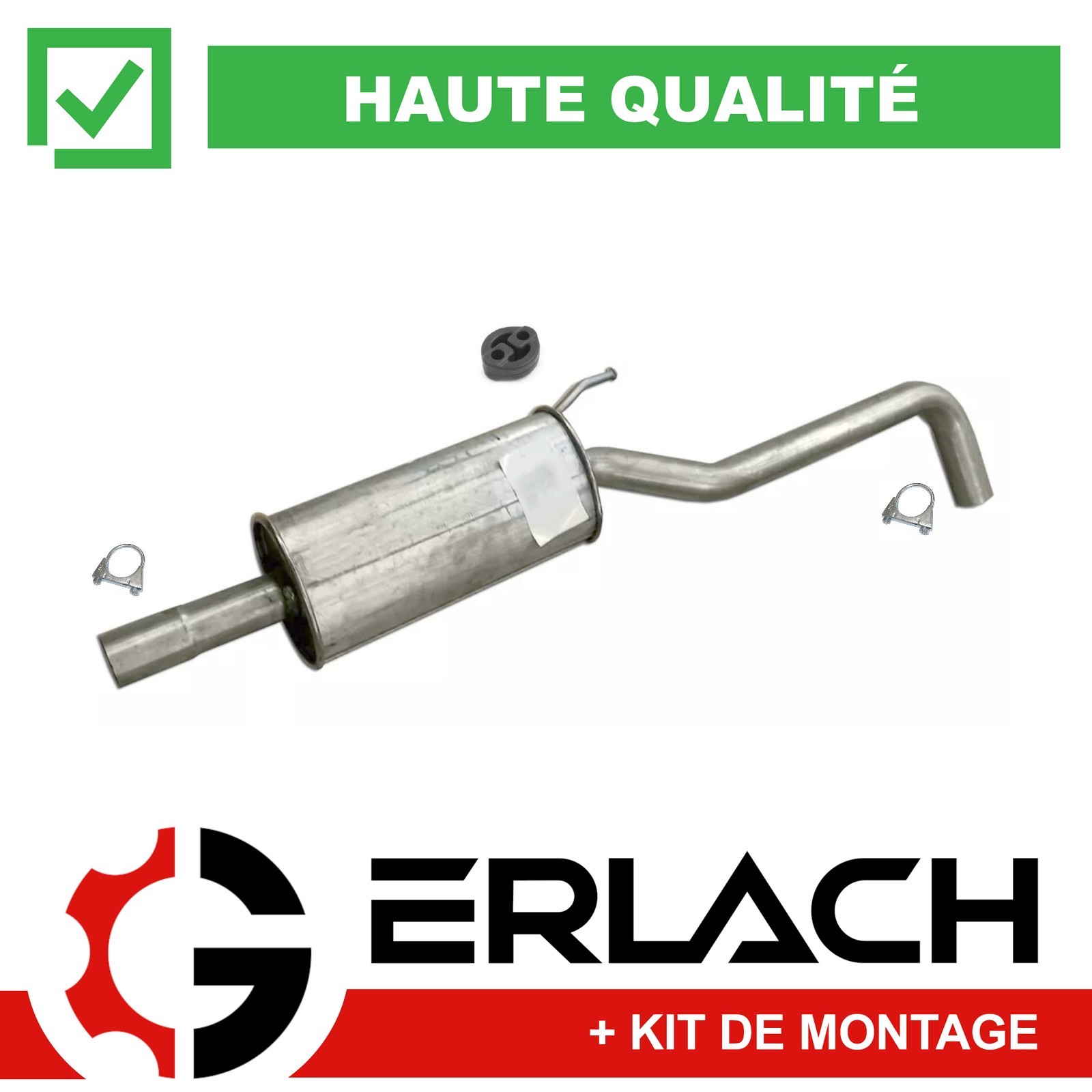 Silencieux intermédiaire pour KIA Cee'D anti-corrosion échappement Pro Cee'D 1.6 GDi 10367