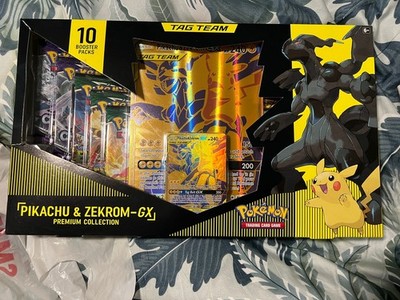 Pokemon Pikachu & Zekrom GX Tag Team Premium Collection GameStop