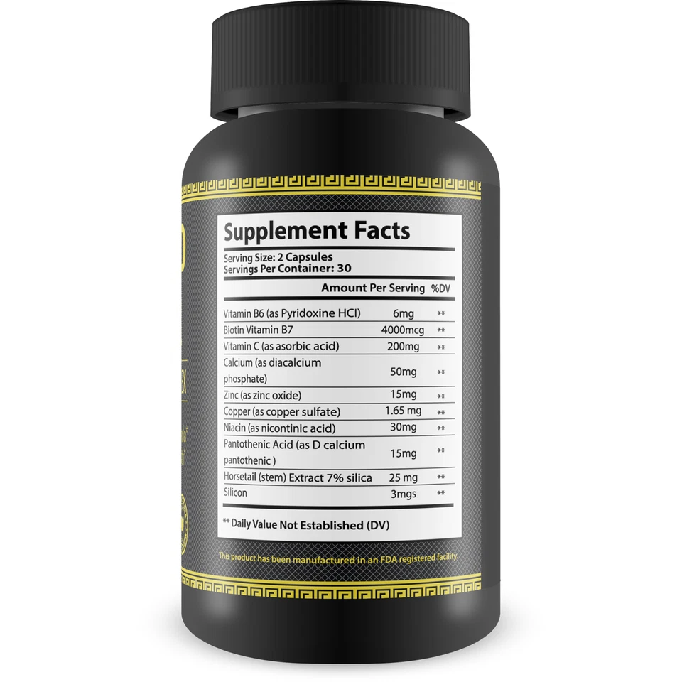 The Beard Czar - Complejo capilar facial - Fórmula para hombre altamente efectiva - Cabello natural Foto 2 de 4