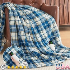 Cozy Electric Blanket Housewarming Gift Heated Throw Home Decor Dorm Essentials