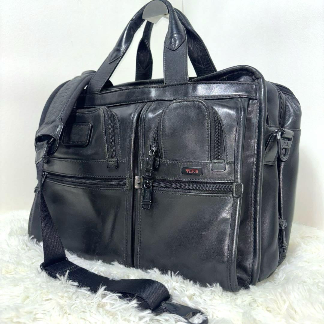 TUMI expandable leather business bag 2way96141DH Japan TUMI expandable leather business bag 2way96141DH Japan